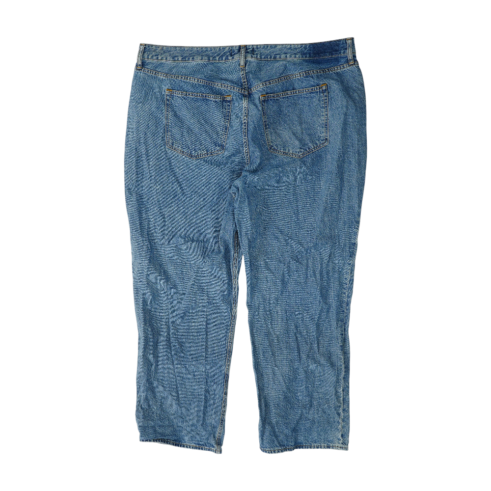 Blue Long Loose Jeans
