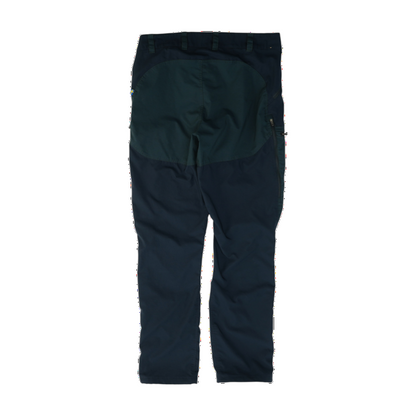 Navy Color Block Regular Pants