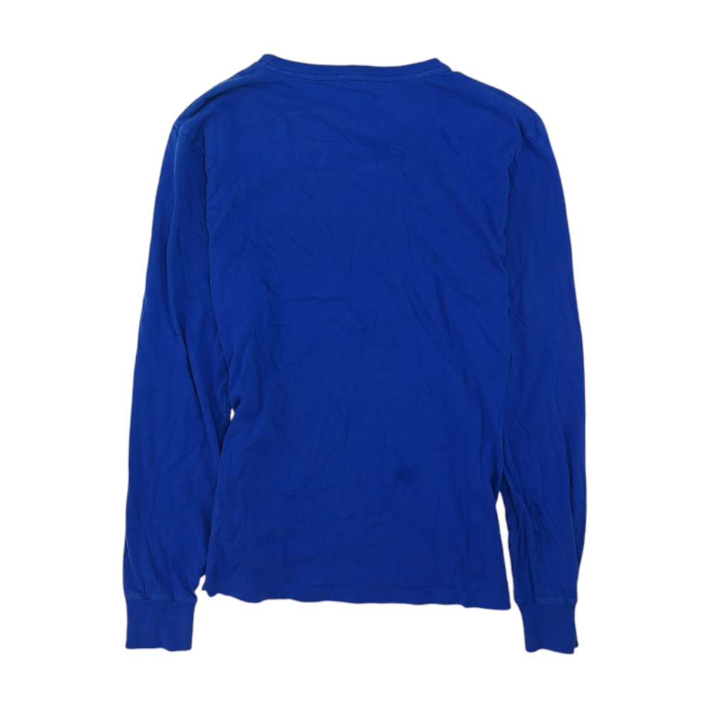 Blue Solid T-Shirt