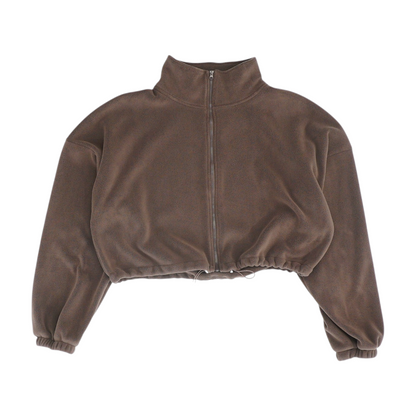 Brown Solid Jacket