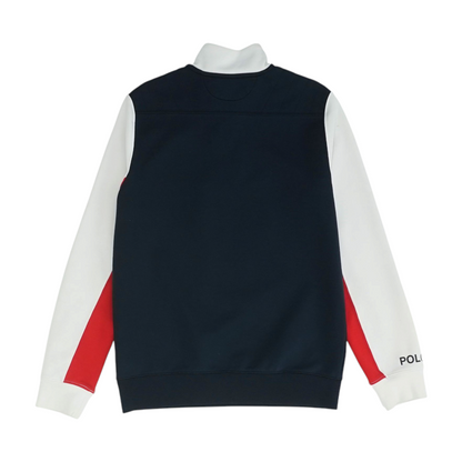 Navy Graphic 1/4 Zip Pullover