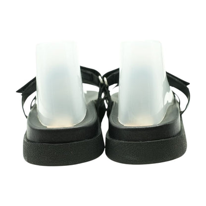 Black Casual Slide Sandals