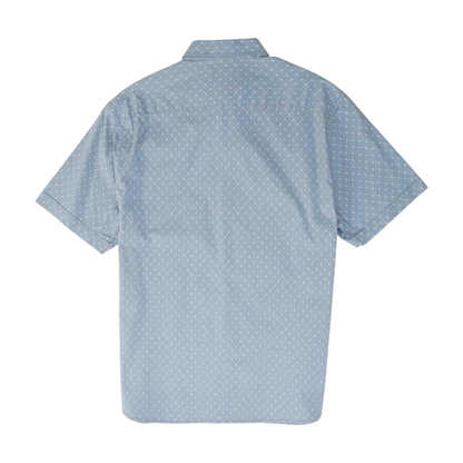 Blue Print Short Sleeve Button Down