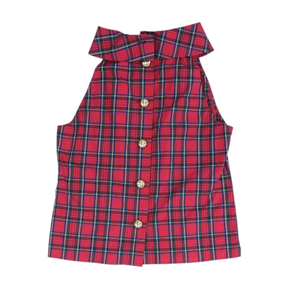 Red Plaid Blouse