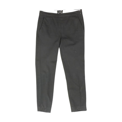 Black Solid Dress Pants