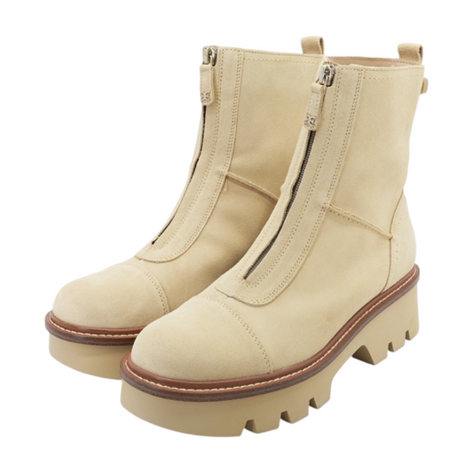 Beige Ankle Boots