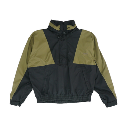 Vintage Brown Color Block Active Jacket