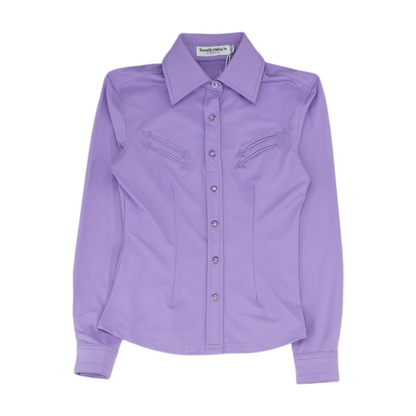 Purple Long Sleeve Button Down