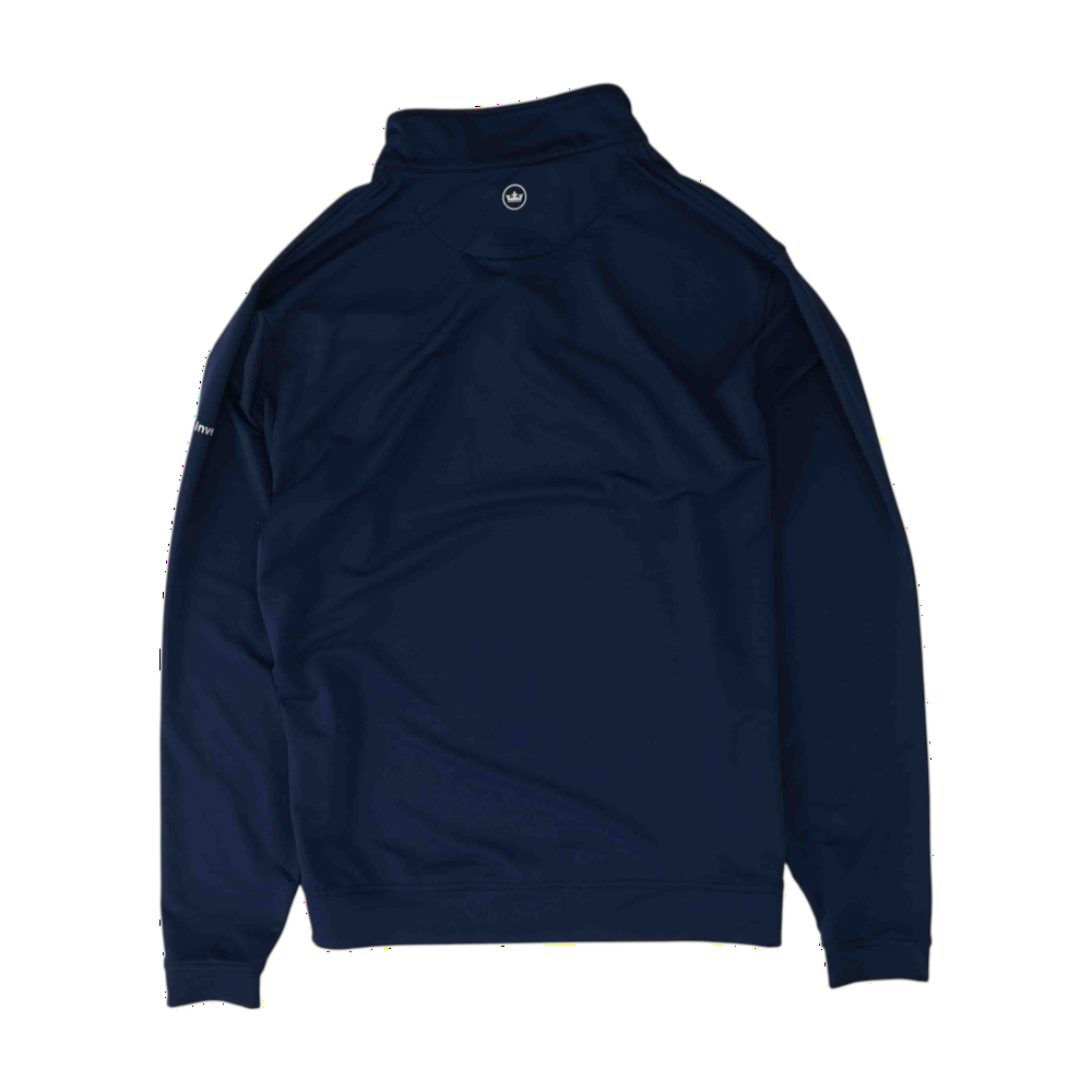 Navy Solid 1/4 Zip Pullover