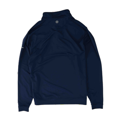 Navy Solid 1/4 Zip Pullover