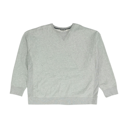Gray Solid Sweatshirt Pullover