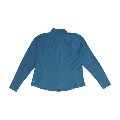 Blue Plus Solid Active Jacket