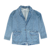 Blue Solid Blazer