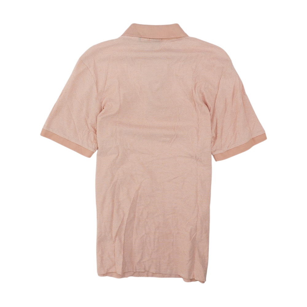 Pink Solid Short Sleeve Polo