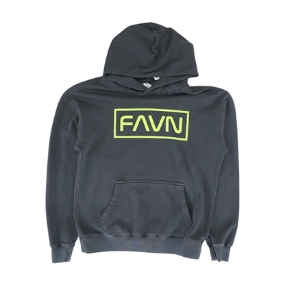 Gray Solid Hoodie Pullover
