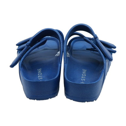 Bowie Blue Athletic Slides