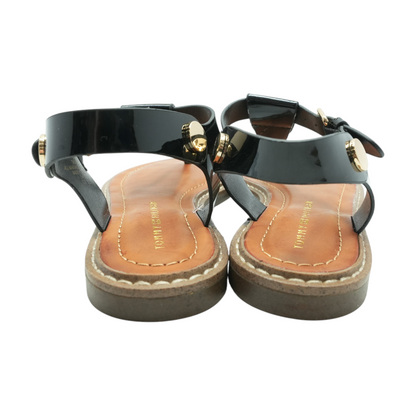 Black Flat Sandals