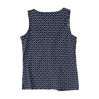 Navy Petite Polka Dot Blouse