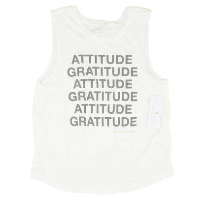 White Graphic Tank