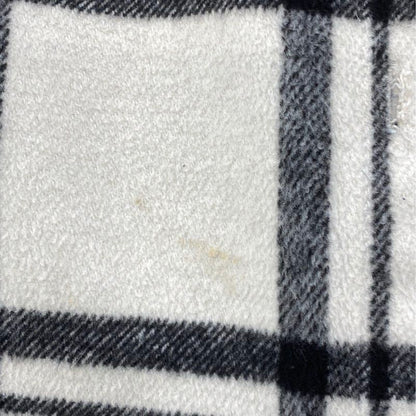 White Plaid Coat
