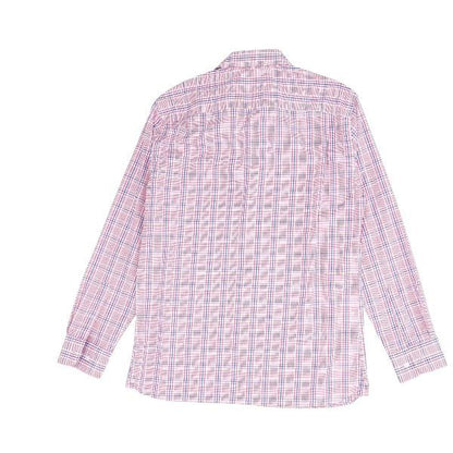 Pink Plaid Long Sleeve Button Down