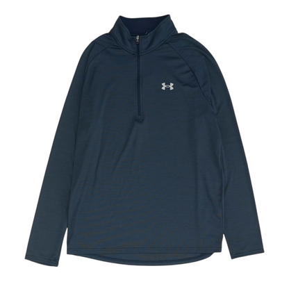 Navy Solid 1/4 Zip Pullover