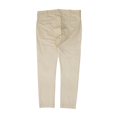Cream Regular Pants