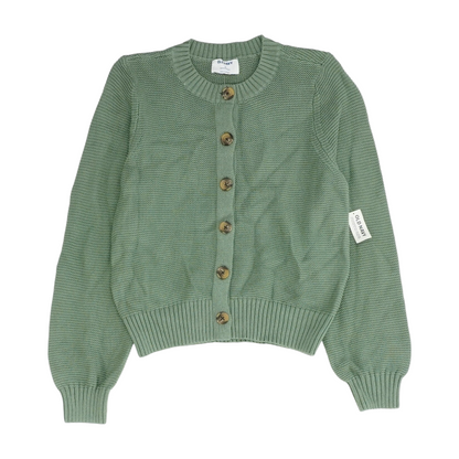 Green Cardigan Sweater