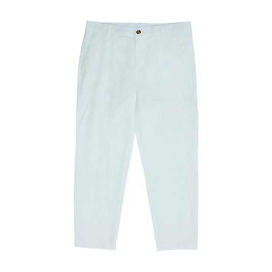White Regular Pants