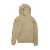 Beige Solid Hoodie Pullover
