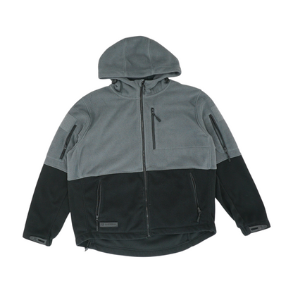Gray Color Block Jacket