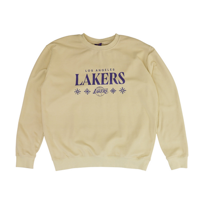 Beige Solid Sweatshirt Pullover