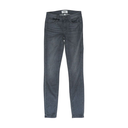 Gray Mid Rise Skinny Leg Jeans