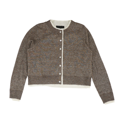Brown Cardigan Sweater