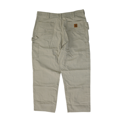 Beige Loose Pants