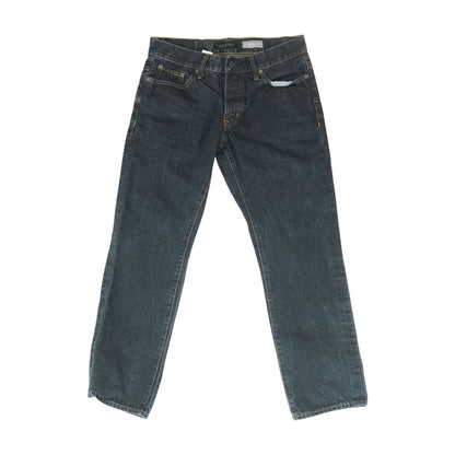 Navy Straight Jeans