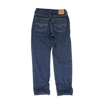 501 Navy Straight Jeans