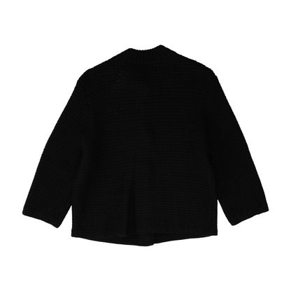 Black Cardigan Sweater