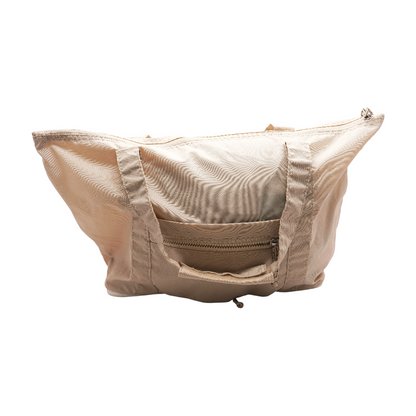 Beige Weekender Bag