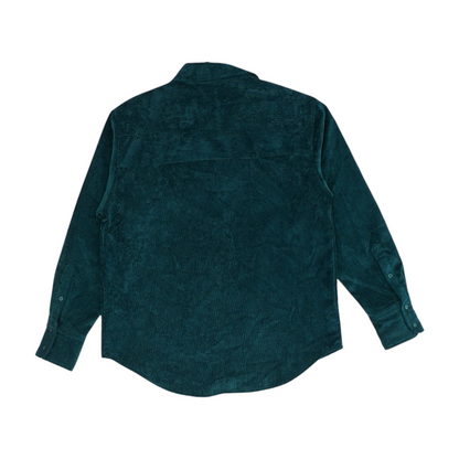 Green Button Down
