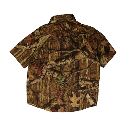Green Camo Outdoor Button Down