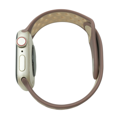 40mm Series SE 2 Starlight Smartwatch Brown Band S/M