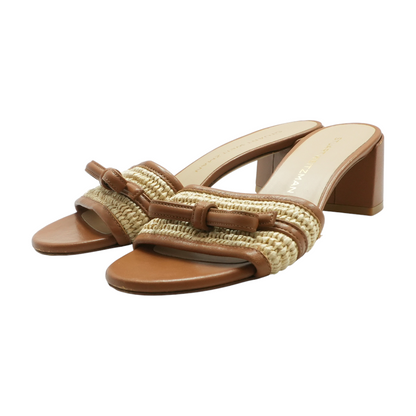 Brown Heeled Sandals