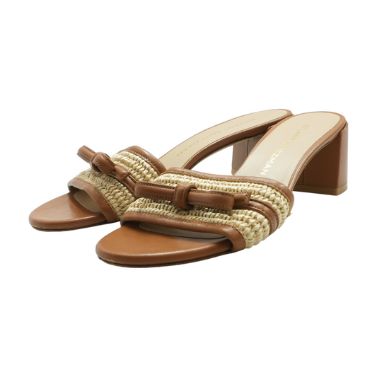 Brown Heeled Sandals