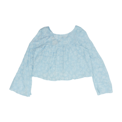 Blue Floral Blouse