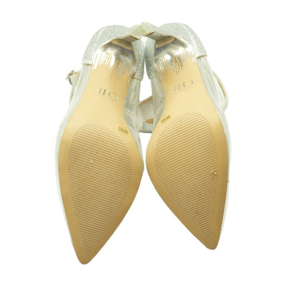 Morley2 Silver Stiletto Heels