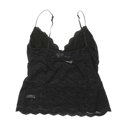 Black Cropped Blouse