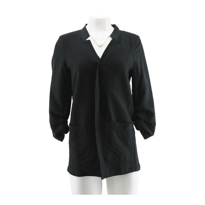 Black Solid Blazer