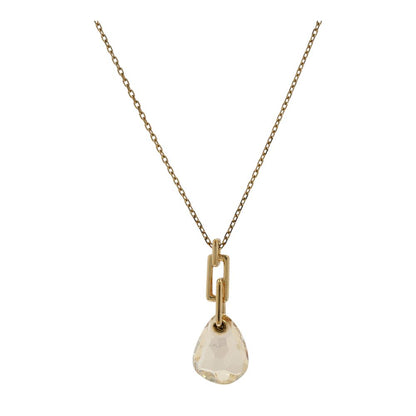 Gold Tone Parallele Desert Glow Mini Pendant Necklace