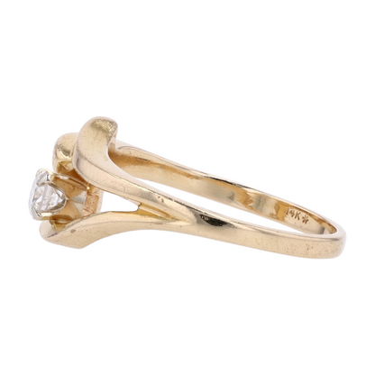 1/5 ctw 14K Yellow Gold Diamond Fashion Ring